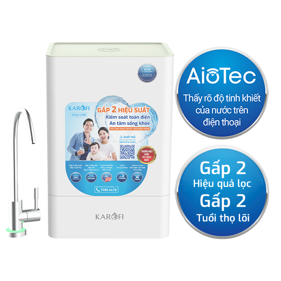 Máy lọc để gầm Karofi KAQ-U98