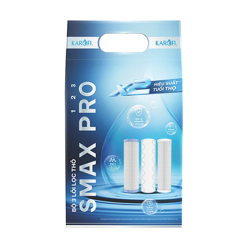 Bộ lõi lọc thô Karofi Smax Pro 1,2,3 - ảnh nhỏ 3