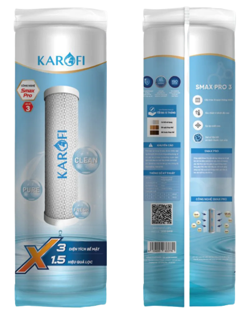 Lõi lọc thô KAROFI Smax Pro 3 - ảnh nhỏ 6