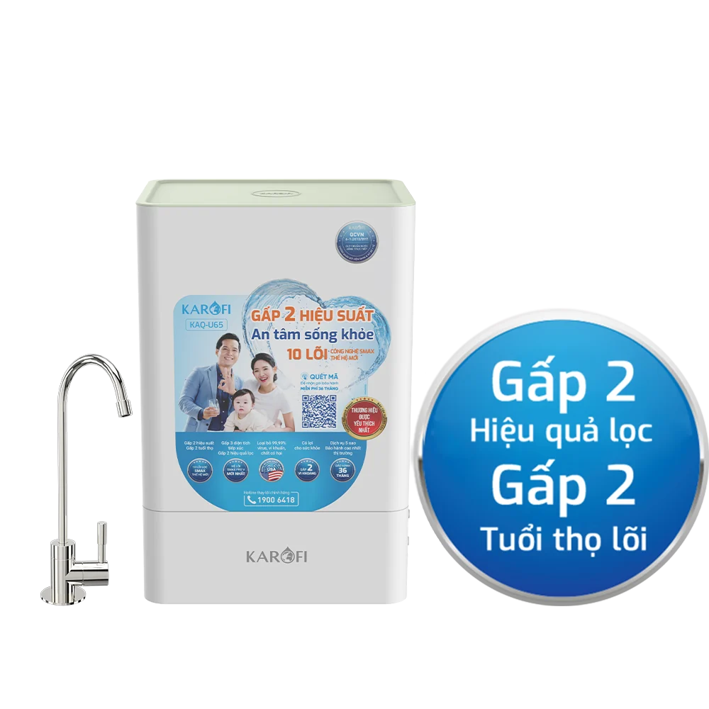 Máy lọc nước RO Karofi KAQ-U65